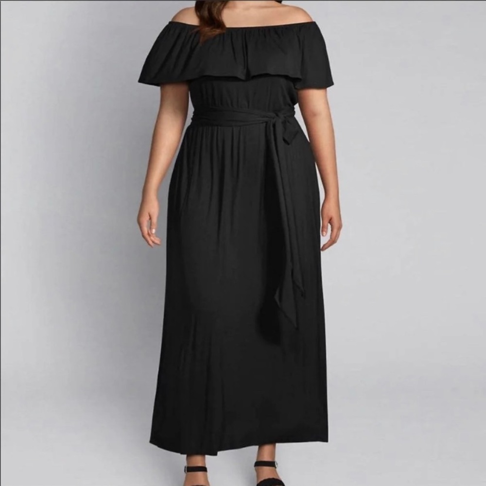 Lane Bryant Black Dress